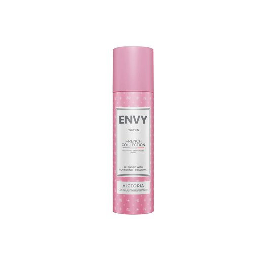 Envy French Collection Fragrance Deodorant Spray For Women 120ml - Victoria  •