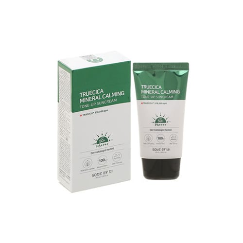 SOME BY MI Truecica Mineral Calming Tone-Up Suncream 50ml - SPF50+ PA++++ •