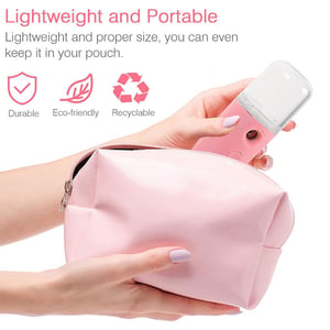 Portable Facial Nano Mist Sprayer - Pink