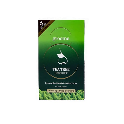Groome Tea Tree Purifying And Deep Cleansing Nose Strip 6 Strips
