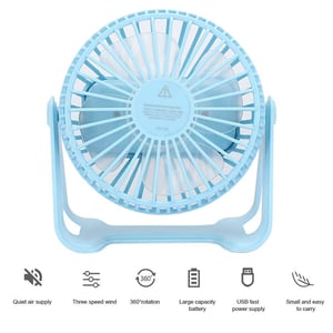 Rechargeable Portable Mini Stand Fan - XH-08 •