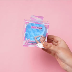 Sweet Beauty Silicone Hair Scalp Massage Brush - Denim Blue