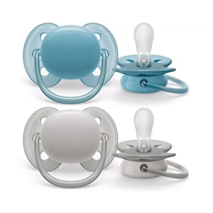 Philips Avent Ultra Soft Soother For Sensitive Skin 6-18m - 2pc (2744)