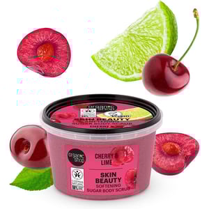 Organic Shop Skin Beauty Softening Sugar Body Scrub 250ml - Cherry & Lime