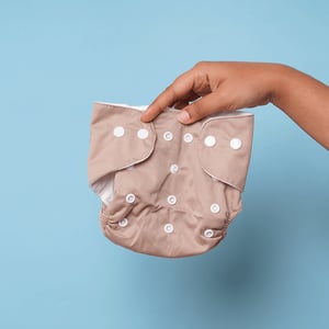 Qianqunui Adjustable Cloth Diaper Covers - Pure Beige