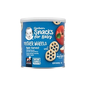 Gerber Teether Wheels Apple Harvest (8+ Months) 42g•