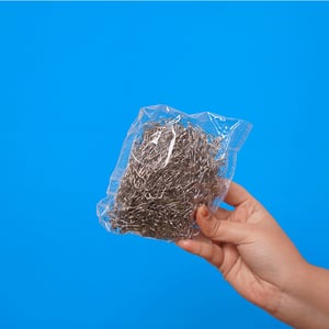 Silver Color Calabash Shape Safety Pin - 20pcs