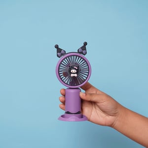 Portable Fan - Dark Violet Kuromi