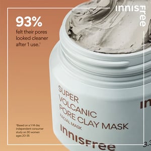 Innisfree Super Volcanic Pore Clay Mask 100ml •