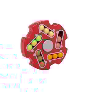 Fingertip Gyro Rubik's Cube - Carmine