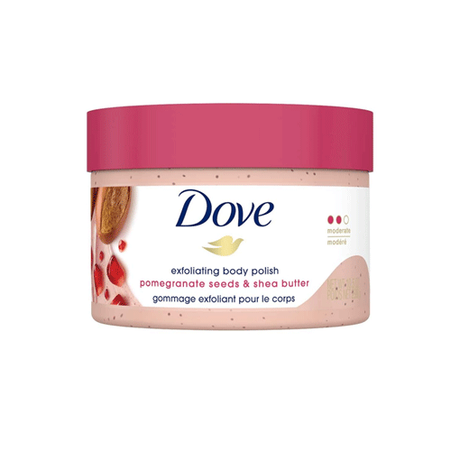 Dove Shea Butter And Pomegranate Seeds Exfoliating Body Polish 298g •