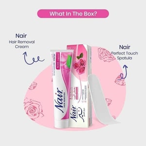 Nair Rose Fragrance Hair Removal Cream 110g •
