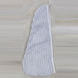 Ultra Soft Hair Wrap & Fleece Bath Towel - Gray