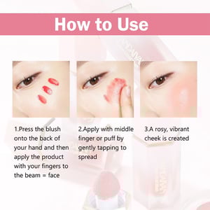 Handaiyan Mousse Liquid Blush 3ml - 03 Coral