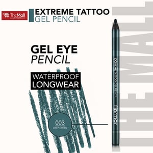 Flormar Extreme Tattoo Gel Eye Pencil - 03 Deep Green