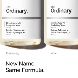The Ordinary Glycolic Acid 7% Exfoliating Toner 240ml •