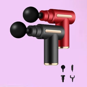 Electric Vibration Body Muscle Massager Gun - Black