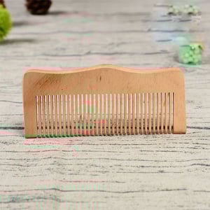 Xiaoping Natural Wooden Comb - Wave
