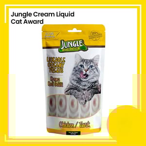 Jungle Lickable Creamy Treats 5pcs Pack - Chicken