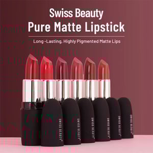 Swiss Beauty Pure Matte Lipstick 3.8g - 207 Raspberry