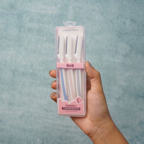 Keli Multi-Color Stripe Razor 3pcs Set With Box