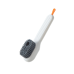 Shoe Cleaning Brush With Liquid Dispenser - White