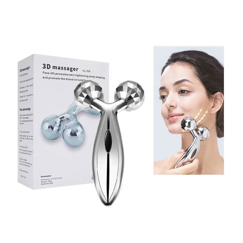3D Massager Roller - Silver