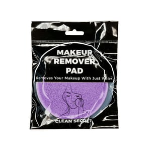 Clean Secret Makeup Remover Pad - Purple