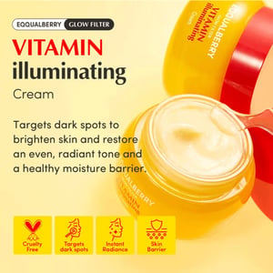 Eqqualberry Glow Filter Vitamin Illuminating Cream 50ml  •