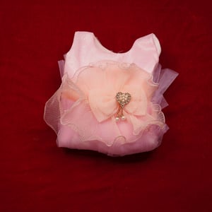 Baby Party Dress (1 - 2.5 Years) - TMEC-06 Peach Purple