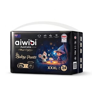 Aiwibi Australia Magic Comfort Baby Pant XXXL 34pcs Pack (18+kg) •