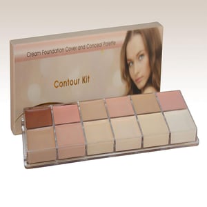 Saffron Contour Kit Cream Foundation Cover & Conceal Palette