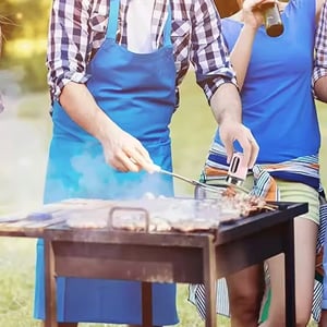 Stainless Steel Salt & Pepper Shakers - White