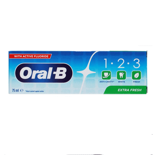 Oral B 123 Extra Fresh Toothpaste 75ml