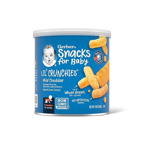 Gerber Lil' Crunchies Mild Cheddar (8+ Months) 42g•