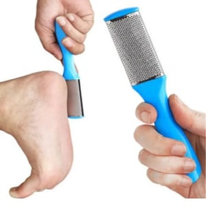 Stainless Steel Foot Scrubber - Pink