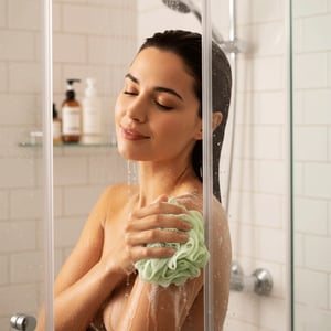 Bath Ball Shower Loofah - Light Green