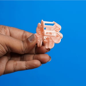 Cherry Blossom Hair Clip - Cream