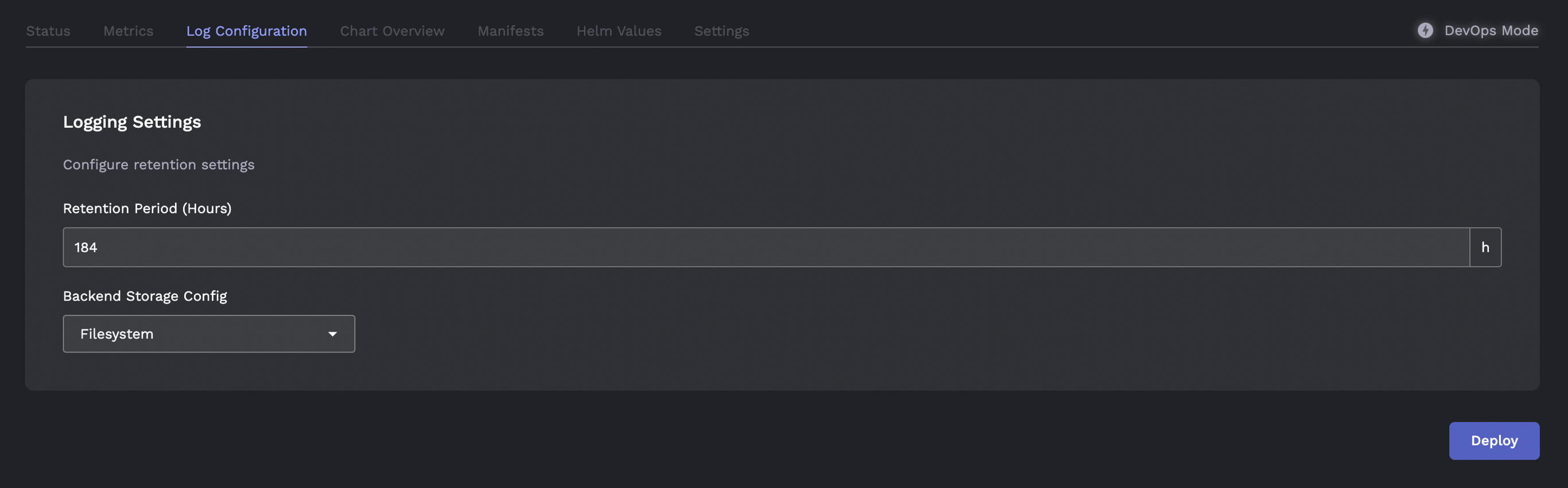 Logging Options | Porter
