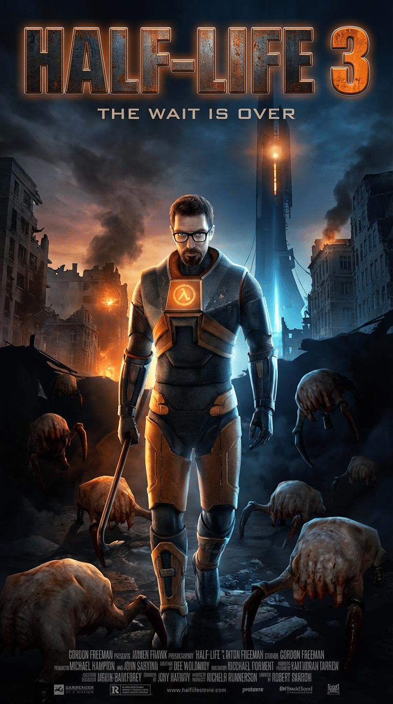 Half Life 3 AI music video made with Muzie