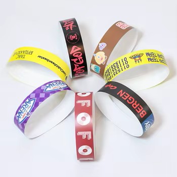 צמידי נייר עם הדפסה מתקדמת