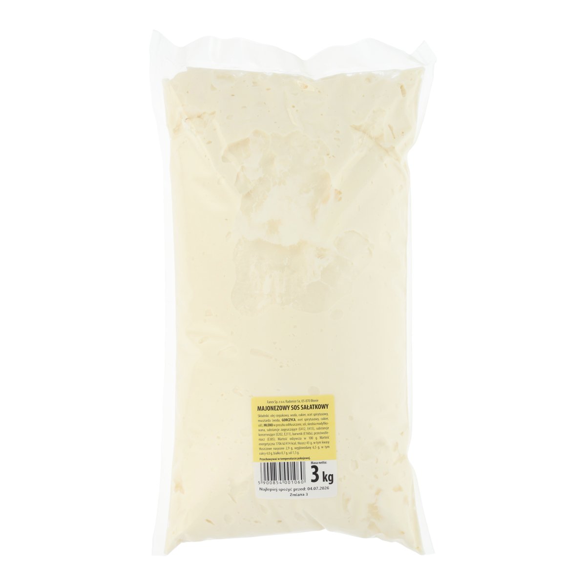 FANEX MAJONEZ SOS SAŁATKOWY 3 KG WOREK