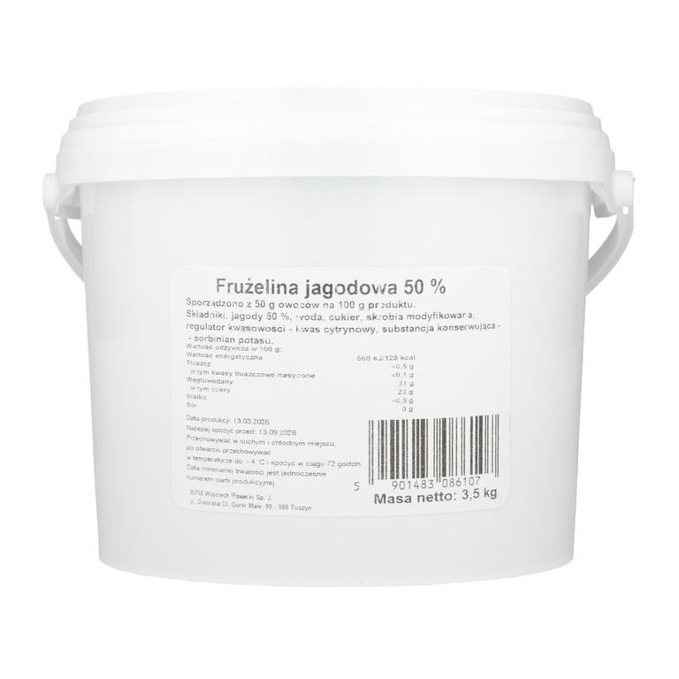 BIFIX FRUŻELINA JAGODOWA 50% 3,5 KG