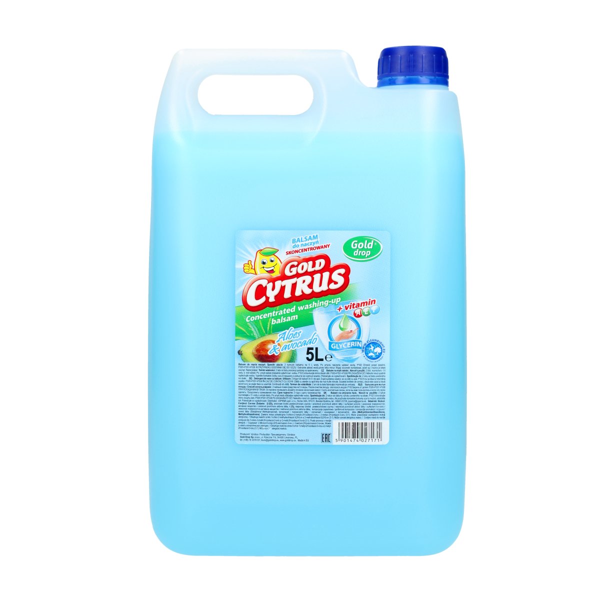CYTRUS PŁYN DO NACZYŃ BALSAM NIEBIESKI 5 L