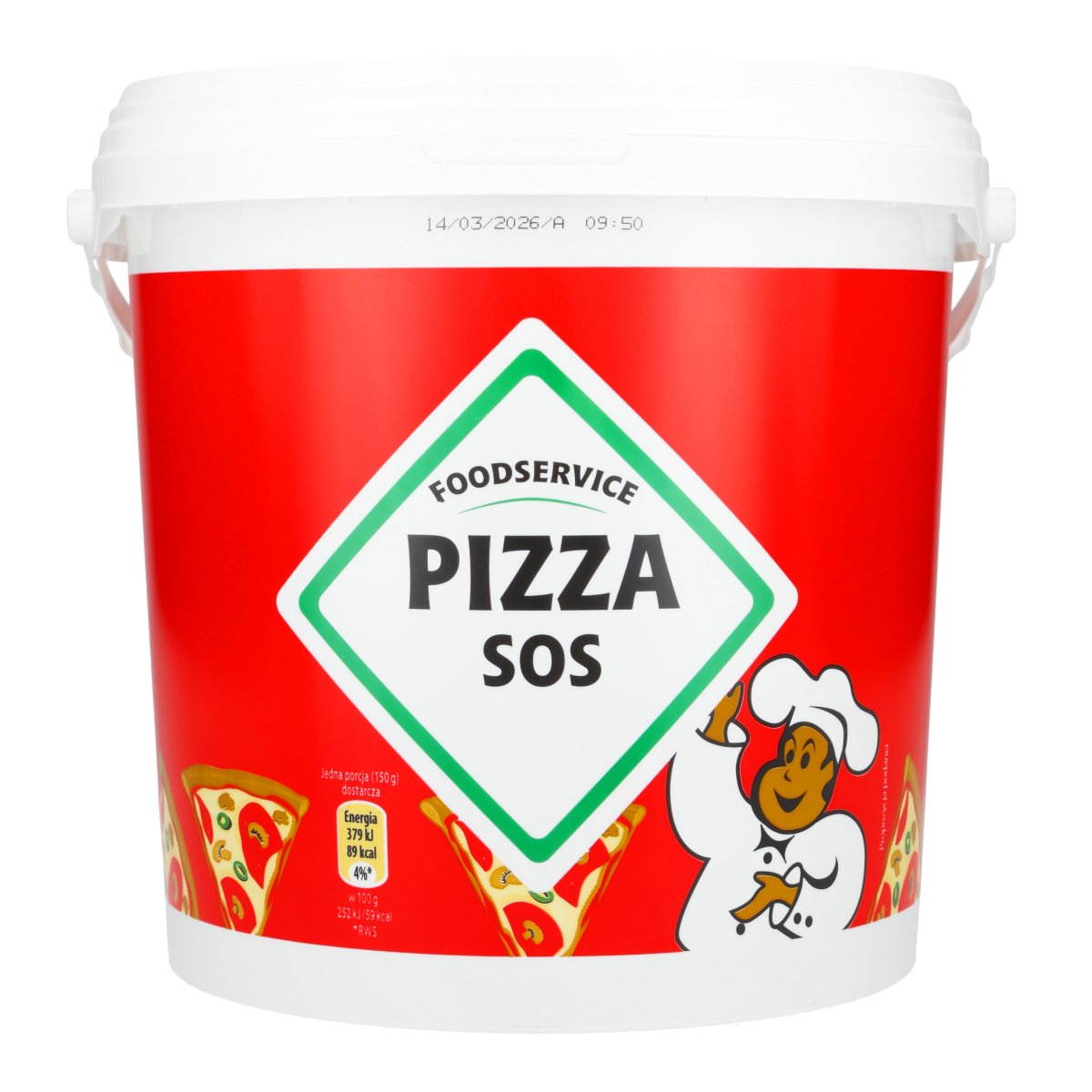 HEINZ FOODSERVICE SOS DO PIZZY 10 KG WIADRO