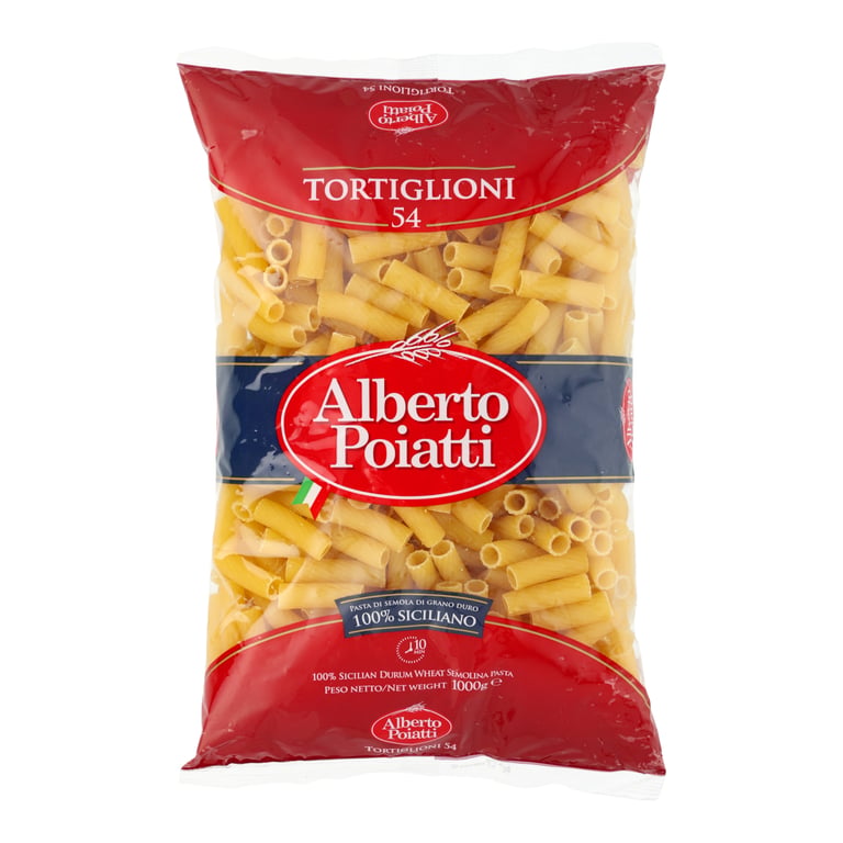 ALBERTO POIATTI MAKARON RIGATONI 54 SKRĘCANE RURKI 1 KG
