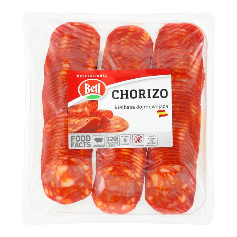 BELL CHORIZO PLASTRY 500g/6