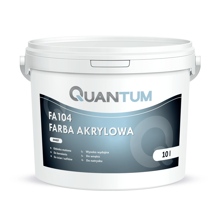QUANTUM FA104 Farba Akrylowa Invest 10L 