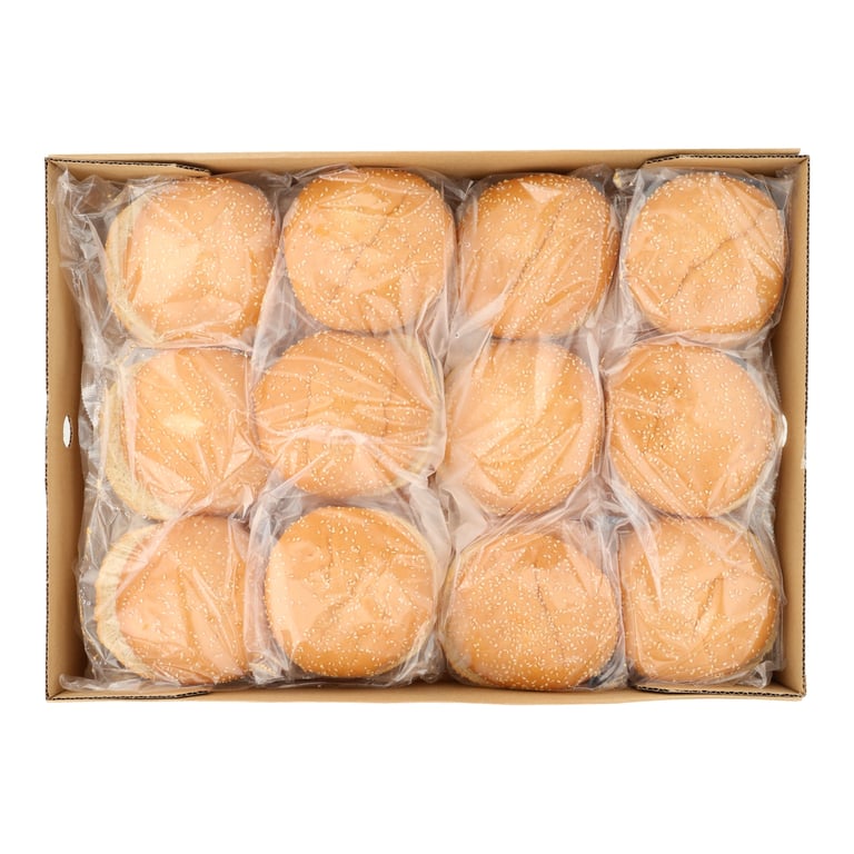 RITPOL BUŁKA HAMBURGER SEZAM 125 MM 24 SZTUK