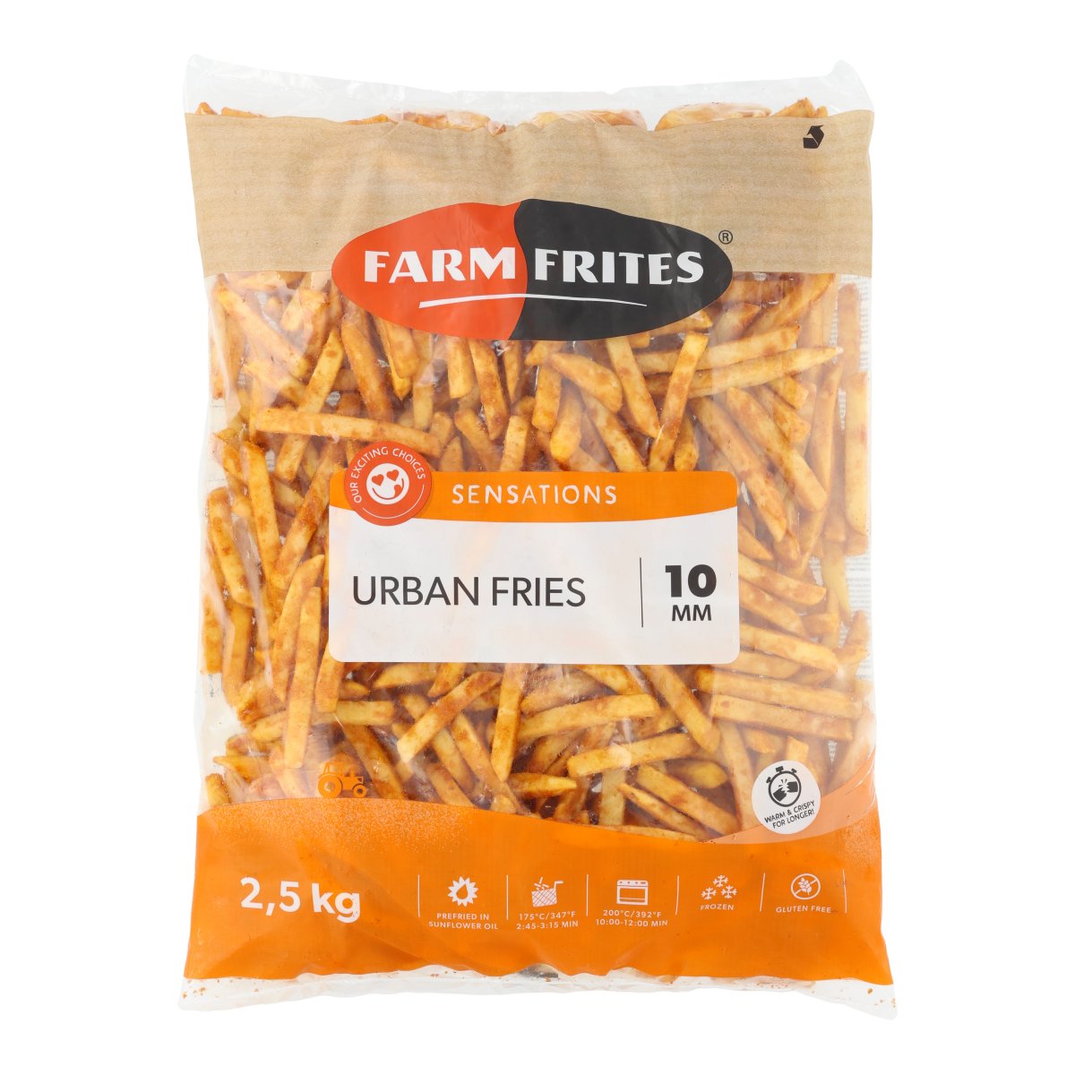 FARM FRITES URBAN FRIES 10 MM 2,5 KG